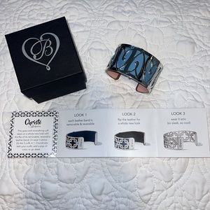 Christo Prague Wide Cuff Bracelet & Wide Strap